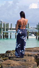 Floral Maxi with Keyhole Back