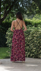 Floral Print Maxi Dress