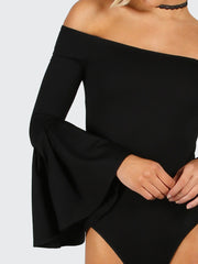 Off Shoulder Bell Bodysuit